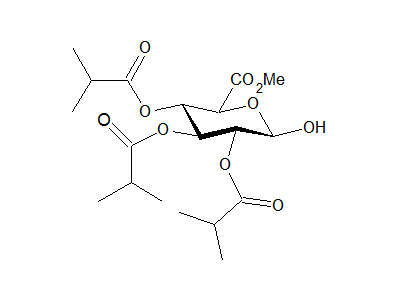 2,3,4-Tri-O-isobutyryl-D-glucopyranuronic acid methyl ester