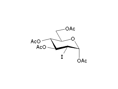 1,3,4,6-Tetra-O-acetyl-2-deoxy-2-iodo-α-D-glucopyranose
