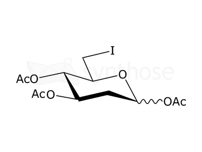 1,2,3-Tri-O-acetyl-2,6-dideoxy-6-iodo-D-glucopyranose