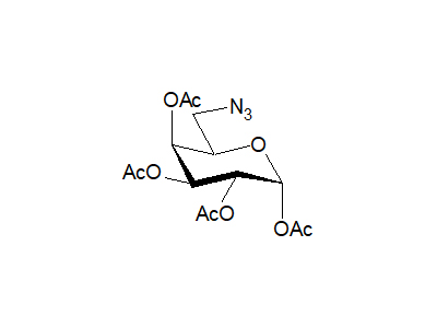 1,2,3,4-Tetra-O-acetyl-6-azido-6-deoxy-α-D-galactopyranose