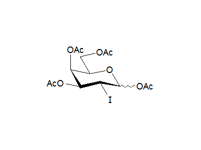 1,3,4,6-Tetra-O-acetyl-2-deoxy-2-iodo-D-galactopyranose