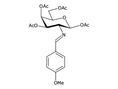 1,3,4,6-Tetra-O-acetyl-2-amino-2-deoxy-N-(4-methoxybenzylidene)-β-D-galactopyranose