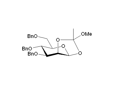 3,4,6-Tri-O-benzyl-1,2-O-(1-methoxyethylidene)-β-D-mannopyranose