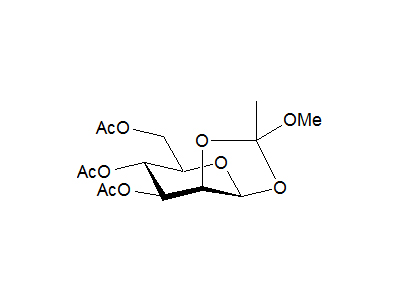 3,4,6-Tri-O-acetyl-1,2-O-(1-methoxyethylidene)-β-D-mannopyranose