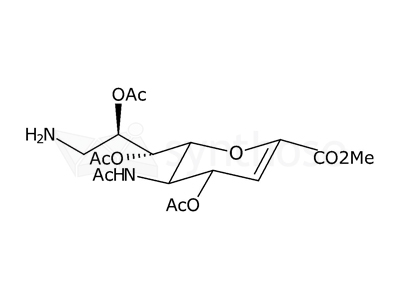 4,7,8-Tri-O-acetyl-9-amino-2,6-anhydro-3,5,9-trideoxy-N-acetylneuraminic acid methyl ester
