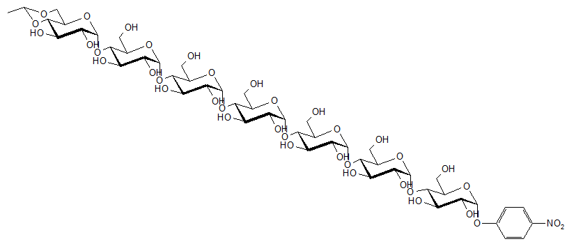 4-Nitrophenyl 4-6-ethylidene-α-D-maltoheptaoside