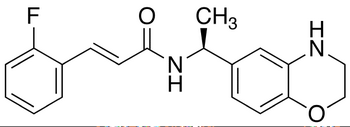 (E)-3-(2-Fluorophenyl)-N-((S)-1-(3,4-dihydro-2H-benzo[1,4]oxazin-6-yl)-ethyl]acrylamide