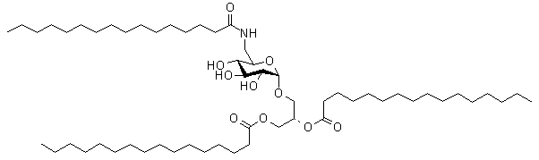 1-2-Dipalmitoyl-3-(N-palmitoyl-6-amino-6-deoxy-α-D-glucosyl)-sn-glycerol