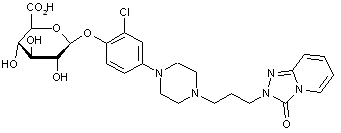 4-Hydroxytrazodone β-D-glucuronide