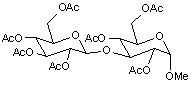 Methyl α-D-laminarabioside heptaacetate