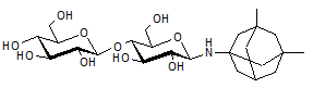 Memantine cellobiosyl-