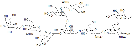 G-NGA2F N-Glycan