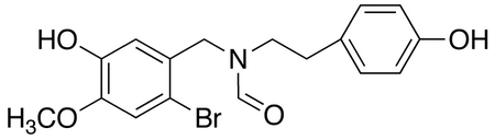 N-(p-Hydroxyphenethyl)-N-(2-bromo-5-hydroxy-4-methoxybenzyl)formamide