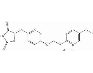 Pioglitazone hydrochloride salt