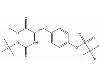 N-tert-Butoxycarbonyl-O-trifluoromethanesulfonyl-L-tyrosine methyl ester