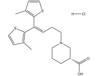 Tiagabine  hydrochloride salt