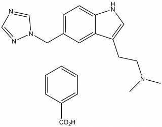 Rizatriptan benzoate salt