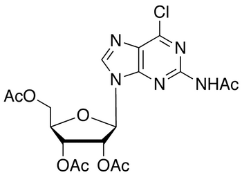 2-Acetamido-6-chloro-9-(2,3,5-tri-O-acetyl-β-D-ribofuranosyl)purine