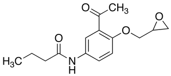 3-Acetyl-4-(2,3-epoxypropoxy)butyranilide