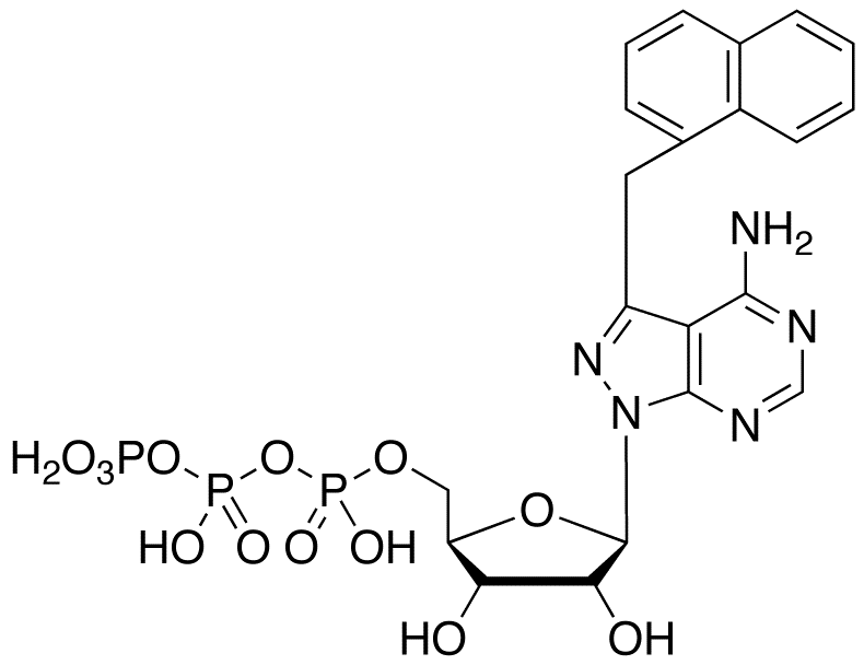4-Amino-3-(1-naphthylmethyl)-1H-pyrazolo[3,4-d]pyrimidine-1-(β-D-ribofuranosyl-5-triphosphate)