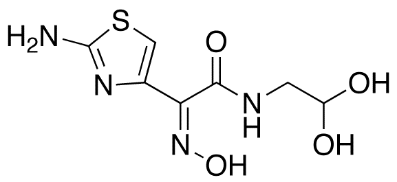 (Z)-2-(2-Aminothiazol-4-yl)-N-(2,2-dihydroxyethyl)-2-(hydroxyimino)acetamide