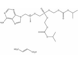 Tenofovir disoproxil fumarate salt