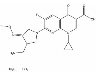 Gemifloxacin mesylate salt