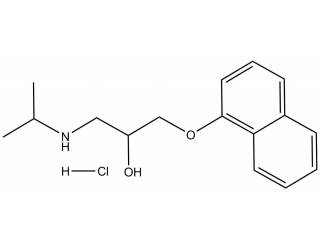 Propranolol hydrochloride salt, racemic mixture
