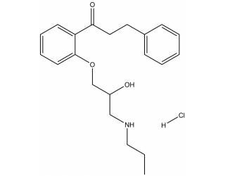 Propafenone hydrochloride salt
