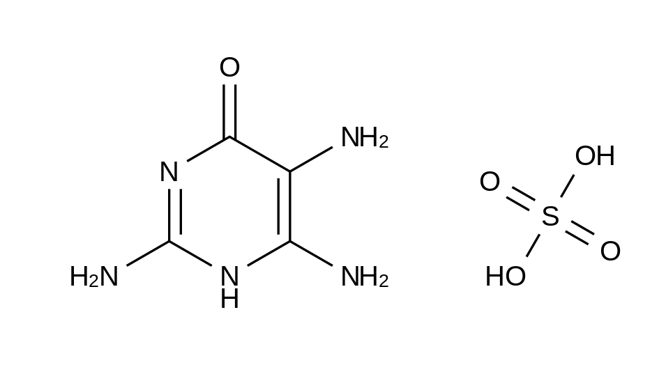2,5,6-Triaminopyrimidin-4(3H)-one sulfate