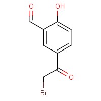 5-(2-Bromoacetyl)-2-hydroxybenzaldehyde