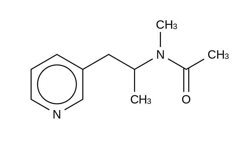 N-Methyl-N-[1-methyl-2-(3-pyridinyl)ethyl]-acetamide