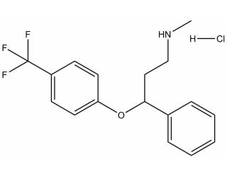 Fluoxetine hydrochloride salt