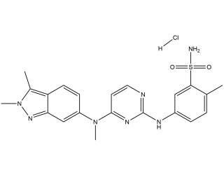 Pazopanib hydrochloride salt