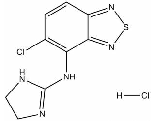 Tizanidine hydrochloride salt