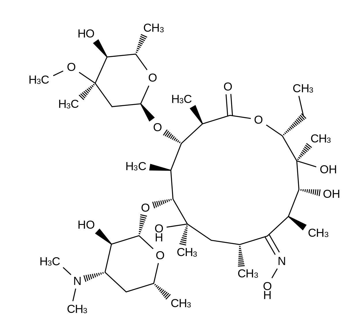 Erythromycin A Oxime (Roxithromycin Impurity C)