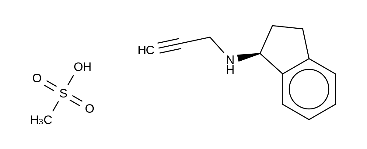 (S)-Rasagiline Mesylate