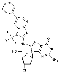 8-(2-Amino-1-methyl-D3-6-phenylimidazo[4,5-b]pyridyl-2-deoxyguanosine