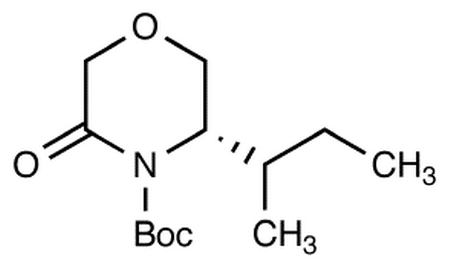 4-t-Boc-(5S)-5-[(1S)-methylpropyl]-morpholin-3-one