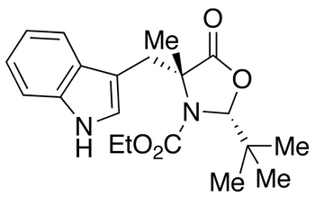 (2S,4S)-2-(tert-Butyl)-3-(ethoxycarbonyl)-4-(indol-3-yl-methyl]-4-methyl-1,3-oxazolidin-5-one