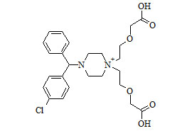 2-(p-Chlorobenzhydryl piperazine)-[(N,N-bis(2-ethoxy acetic acid)]