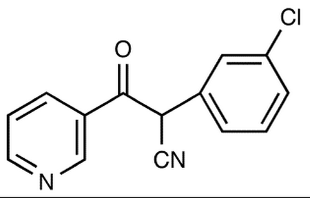 2-(3-Chlorophenyl)-2-cyano-1-(3-pyridinyl)-1-ethanone