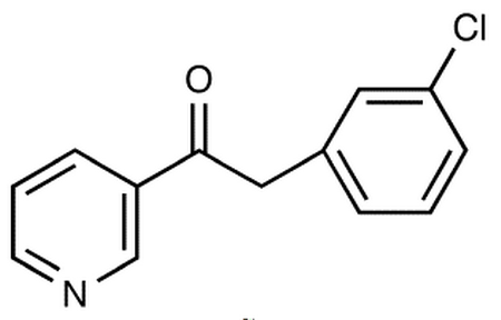 2-(3-Chlorophenyl)-1-(3-pyridinyl)-1-ethanone