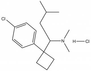 Sibutramine hydrochloride salt