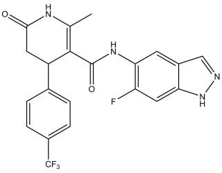 N-(6-fluoro-1H-indazol-5-yl)-1,4,5,6-tetrahydro-2-methyl-6-oxo-4-3-Pyridinecarboxamide
