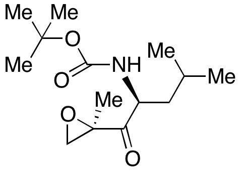 tert-Butyl ((S)-4-Methyl-1-((R)-2-methyloxiran-2-yl)-1-oxopentan-2-yl)carbamate