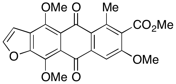 5,10-Dihydro-4,8,11-trimethoxy-6-methyl-5,10-dioxo-anthra[2,3-β]furan-7-carboxylic Acid Methyl Ester