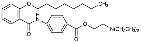 N-Diethylaminoethyl-p-[2-(-n-octyloxy)-benzoyl]aminobenzoate