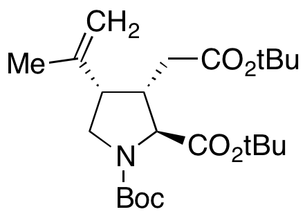 [2S-(2α,3 β,4 β)]-3-[2-(1,1-Dimethylethoxy)-2-oxoethyl]-4-(1-methylethenyl)-1,2-pyrrolidinedicarboxylic Acid Bis(1,1-Dimethylethyl) Ester