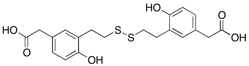 2,2-((Disulfanediylbis(ethane-2,1-diyl))bis(4-hydroxy-3,1-phenylene))diacetic Acid